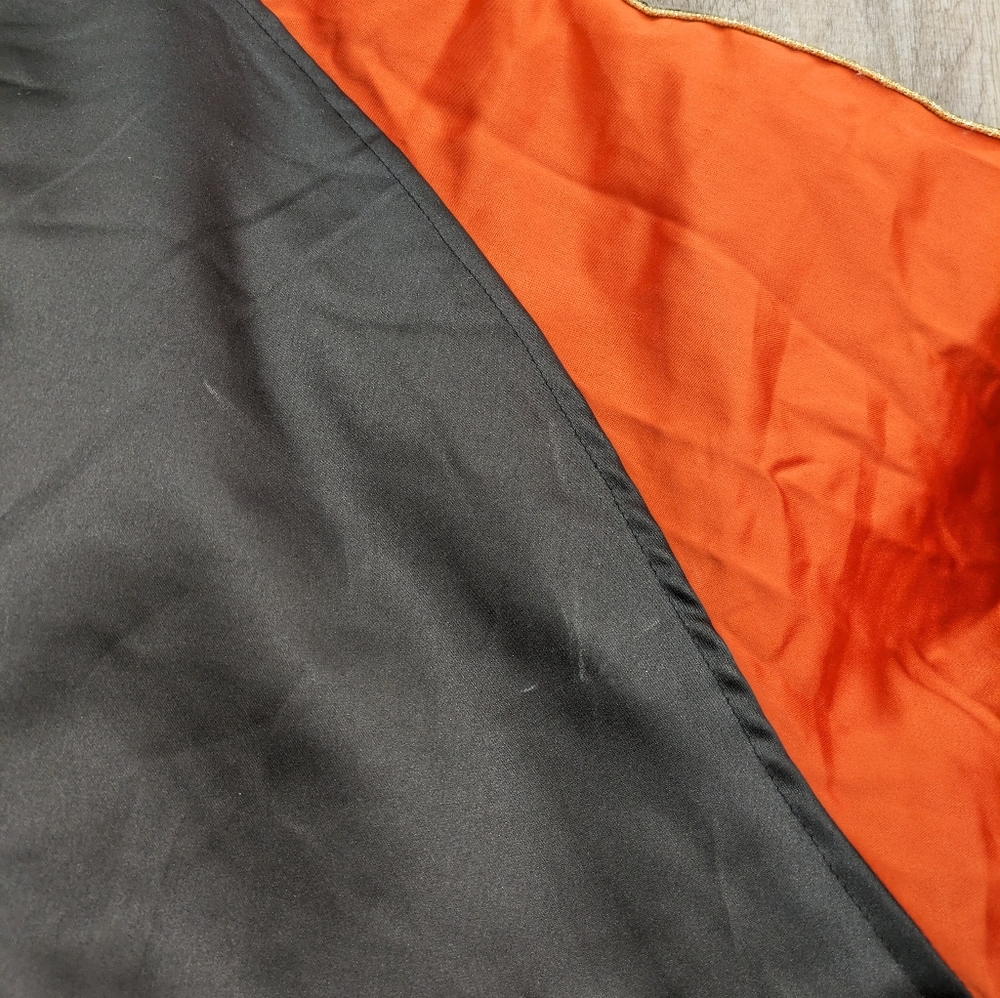 mnml Orange & Black Souvenir Jacket Size Large - Picture 6 of 7